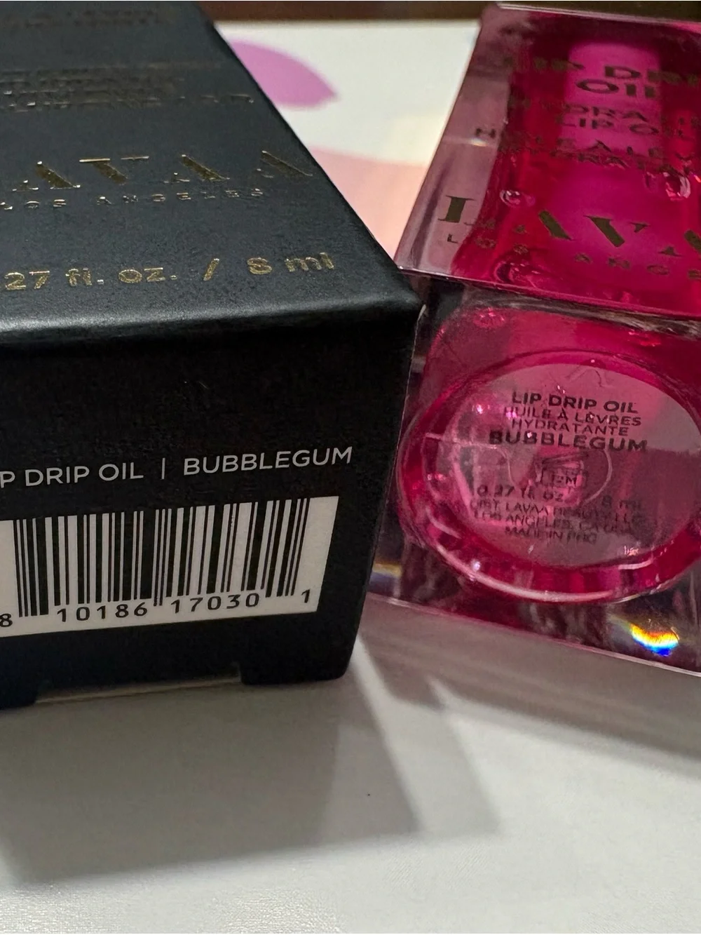 Lavaa Lip Drip Oil Hydrating Lip Oil — Sheer Pink
